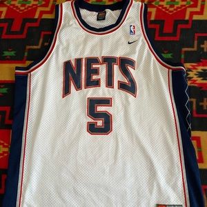 Vintage Nike New Jersey Nets Jason Kidd NBA Basketball Jersey Size 2XL Length +2
